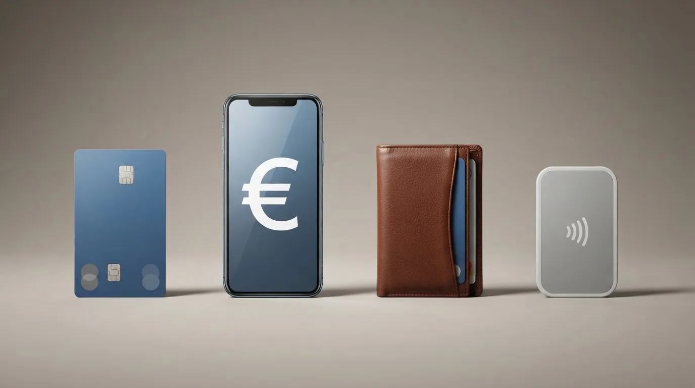 De logo's van iDEAL, Trustly, PayPal en Wero naast elkaar, met onder elk logo de kenmerkende snelheid en geschiktheid voor storten of uitbetalen