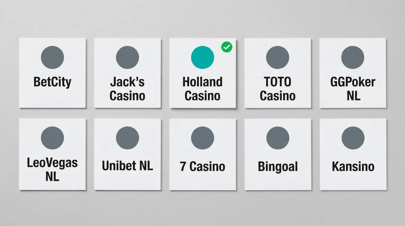 Een overzicht van de Ksa-vergunde casino's met hun bonusvoorwaarden en Brite-status in een visueel overzicht