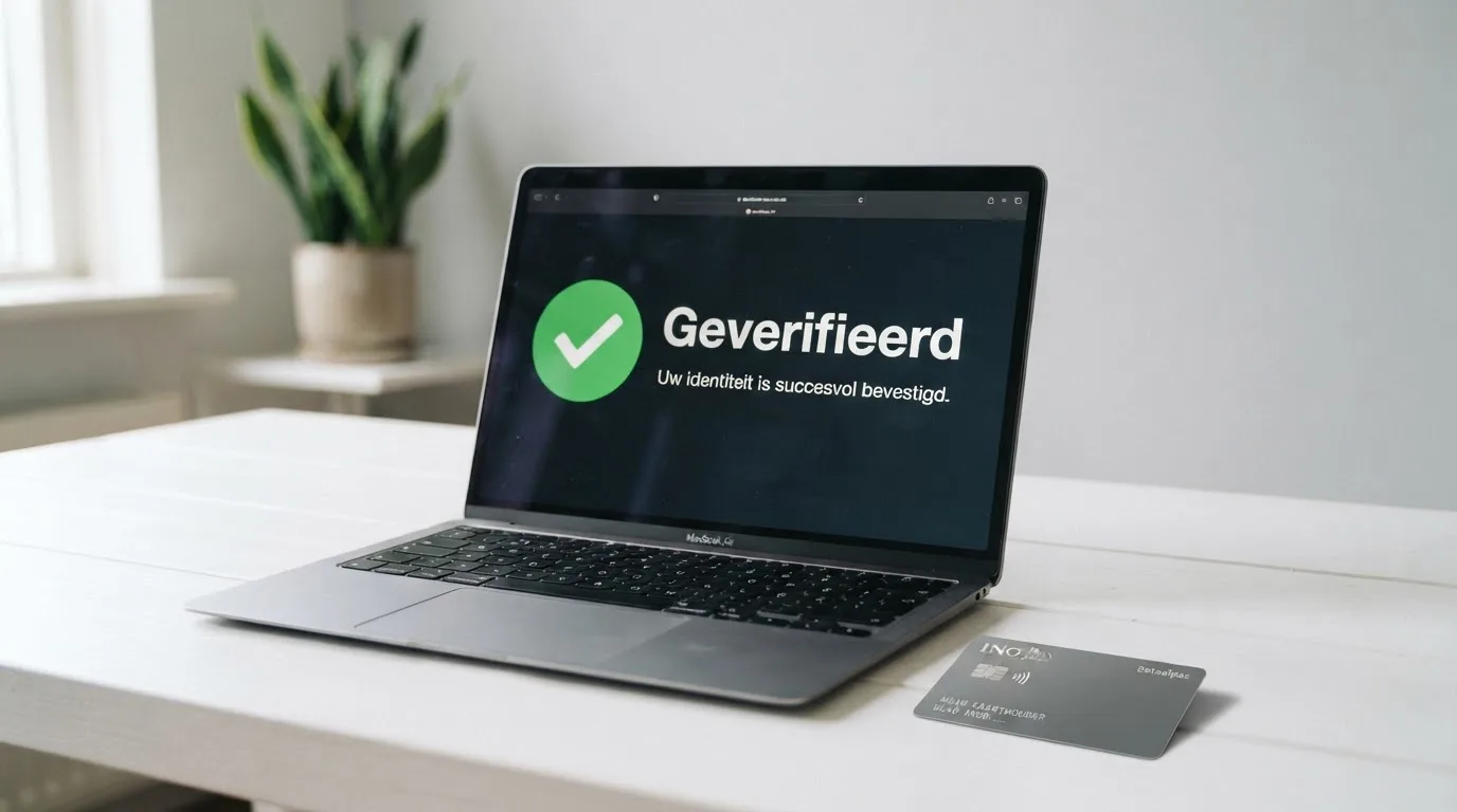Een vergunningsdocument van de Kansspelautoriteit met stempel en zegel