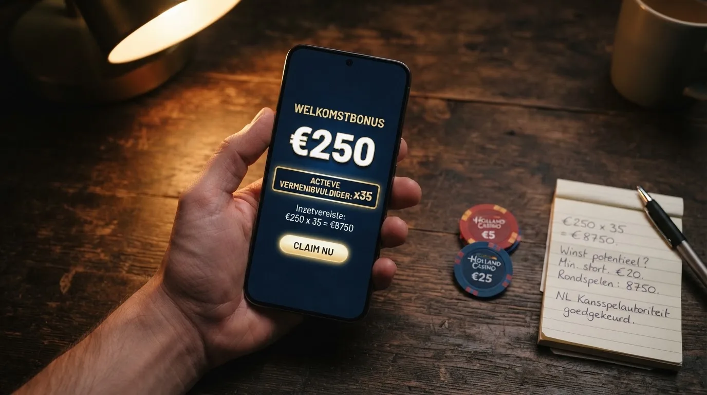 De welkomstbonussen en free spins van tien Nederlandse online casino's in een vergelijkend overzicht