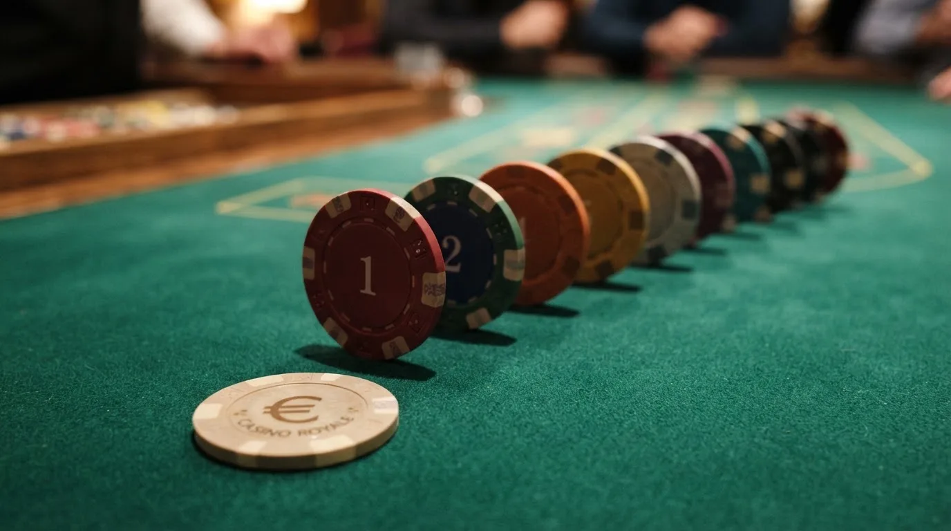 Een rij van tien logo's van vergunde Nederlandse online casino's